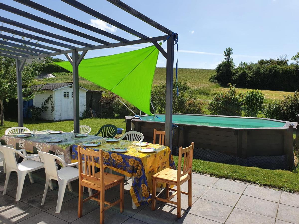 Villa Du Pic Vert 105M2 , 4 Chambres De Plain-Pied Avec Piscine A Montfaucon Montfaucon  ภายนอก รูปภาพ